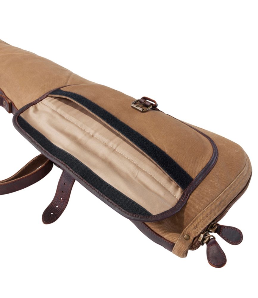 Double L Waxed-Cotton Shotgun Case, Maple Brown, small image number 4