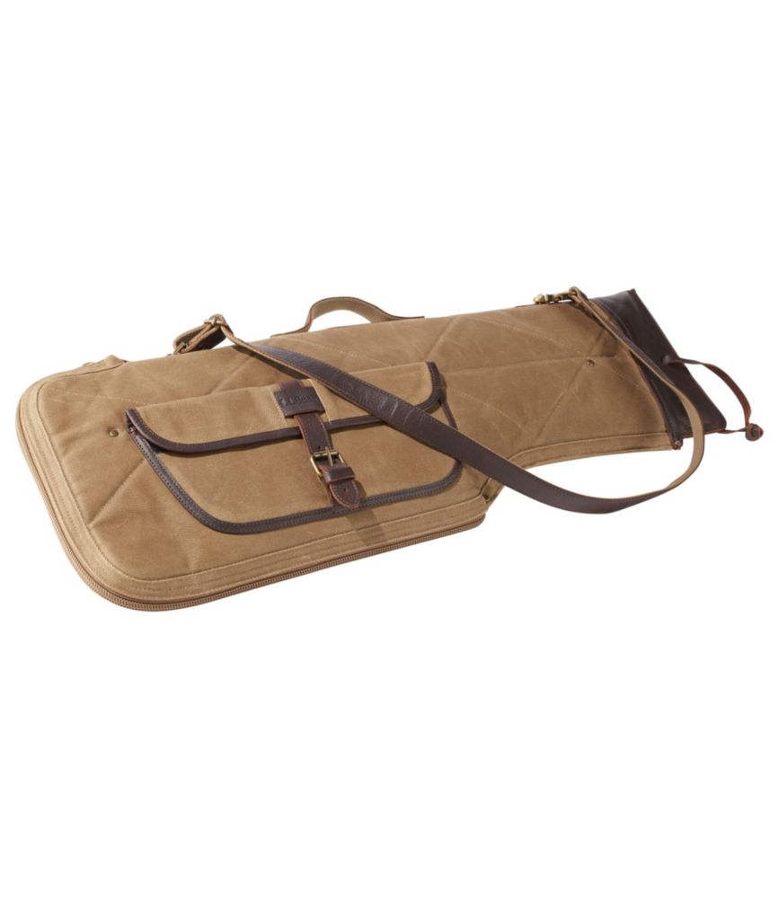 Maine Guide Waxed-Canvas Four-Piece Rod Case Brown | L.L.Bean