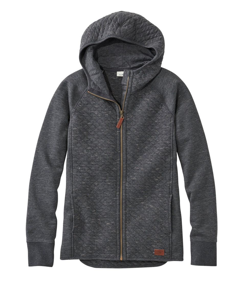 Women's Quilted Full-Zip Jacket, Hooded