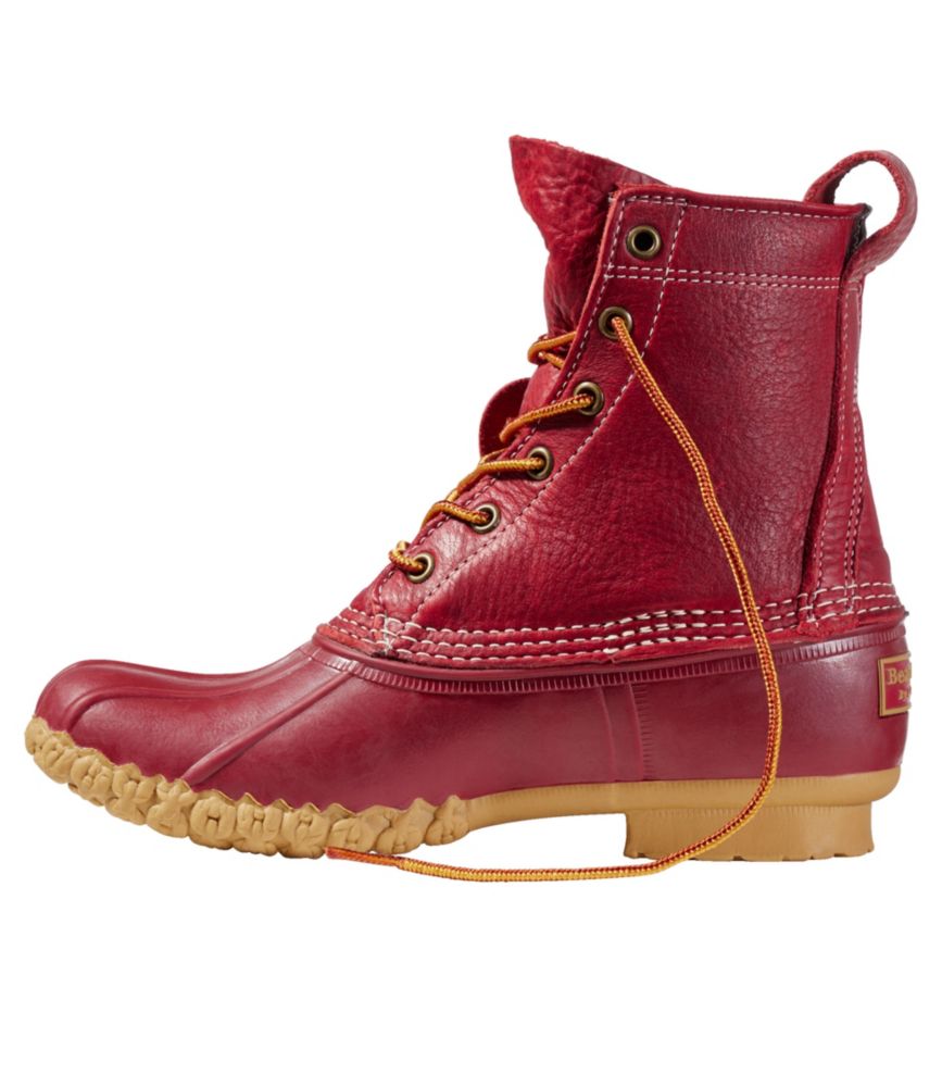 Women's Limited-Edition L.L.Bean Boots, 8" Heart, Cabin Red/Cabin Red/Gum/Heart, small image number 2