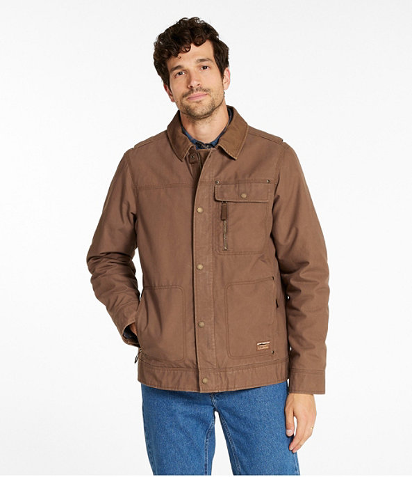 Men's Utility Leather Coat