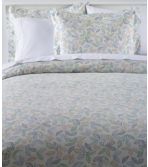 Tossed Leaves Percale Comforter Cover Collection