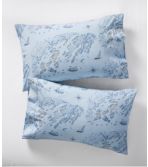Nautical Map Percale Sheet Collection