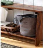 Canvas Storage Cubby Tote