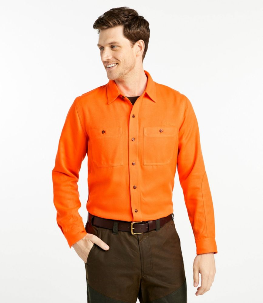 Men's Double L Field Shirt, Hunter Orange, Hunter Orange, small image number 2