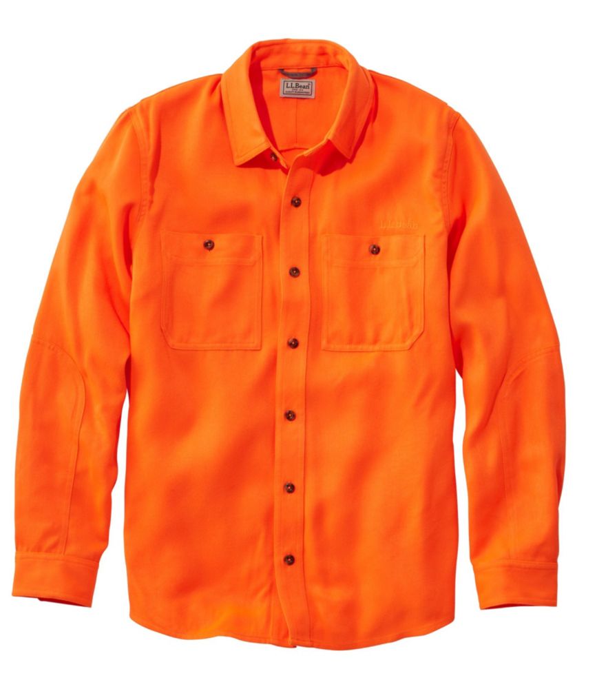 Men's Double L Field Shirt, Hunter Orange | Shirts at L.L.Bean