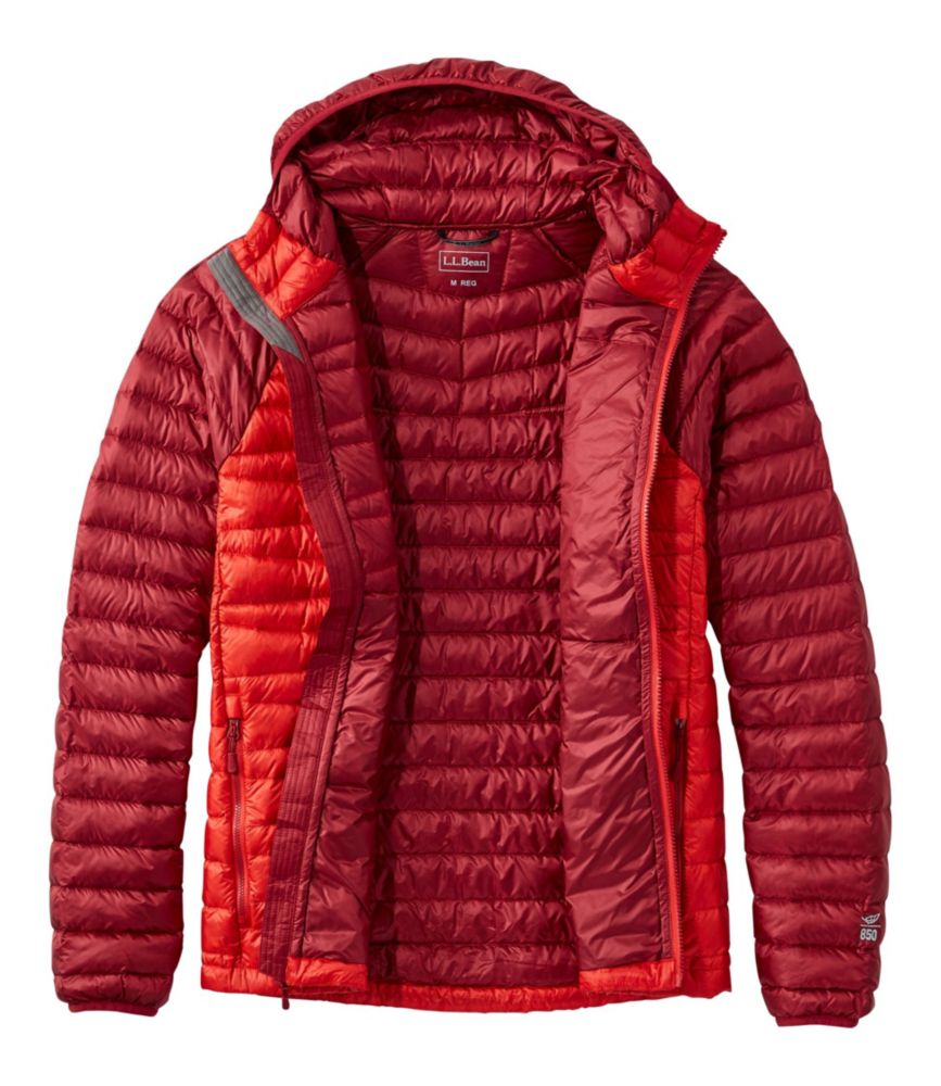 Men's Ultralight 850 Hooded Down Sweater, Colorblock Men's Insulated