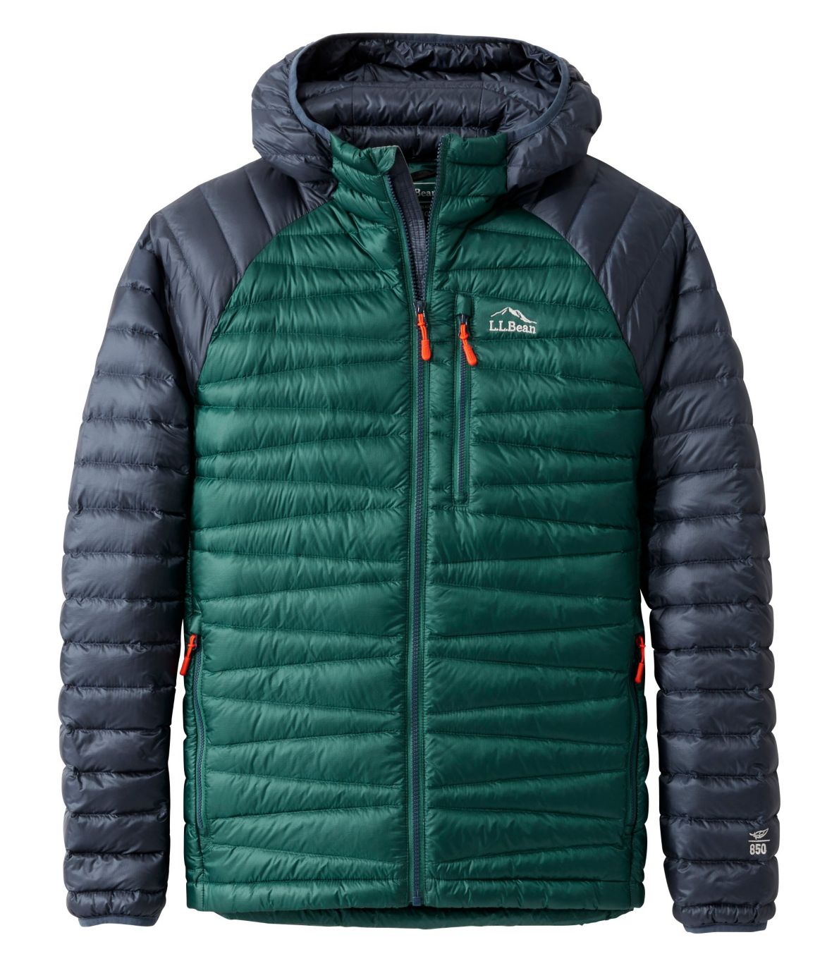 Men's Ultralight 850 Hooded Down Sweater, Colorblock at L.L. Bean