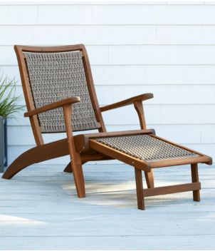 Wicker Eucalyptus Lounger