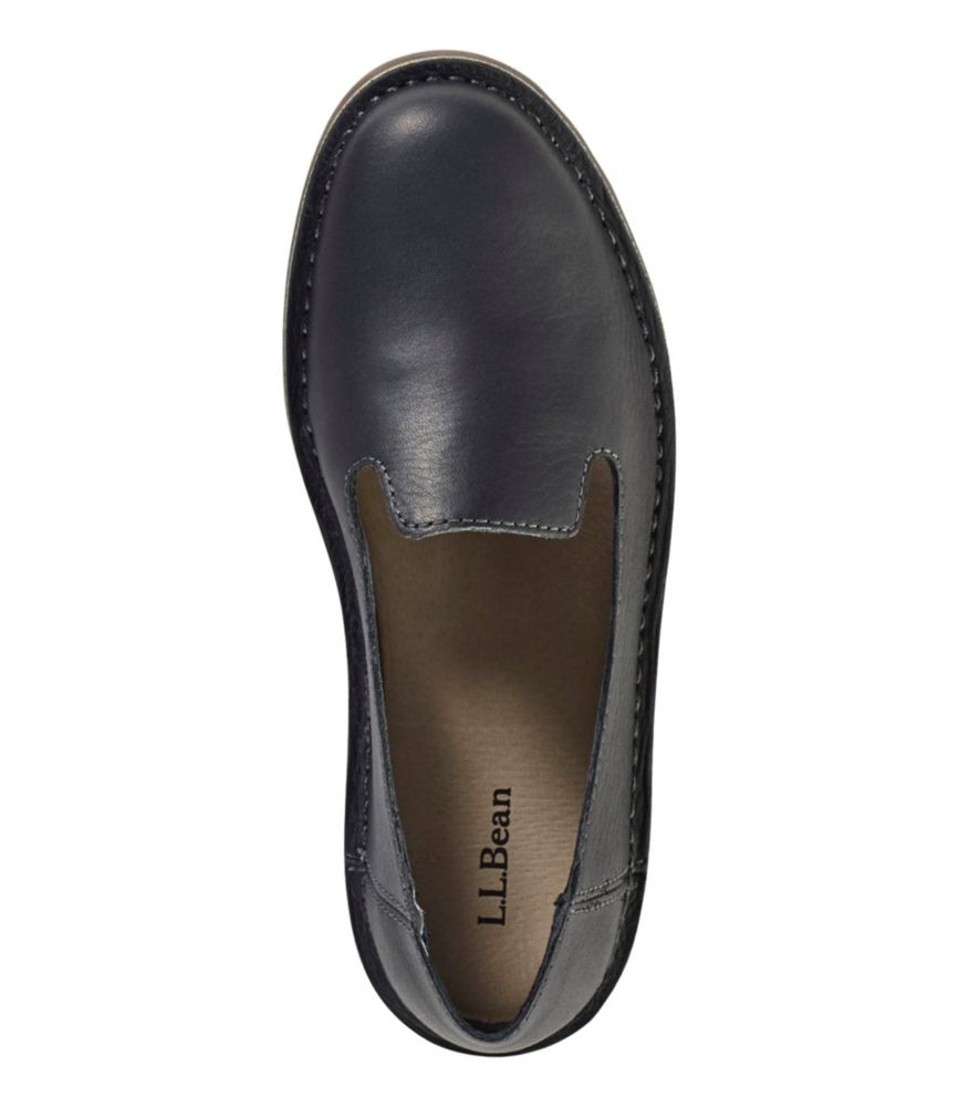 ll bean leather slip on shoes