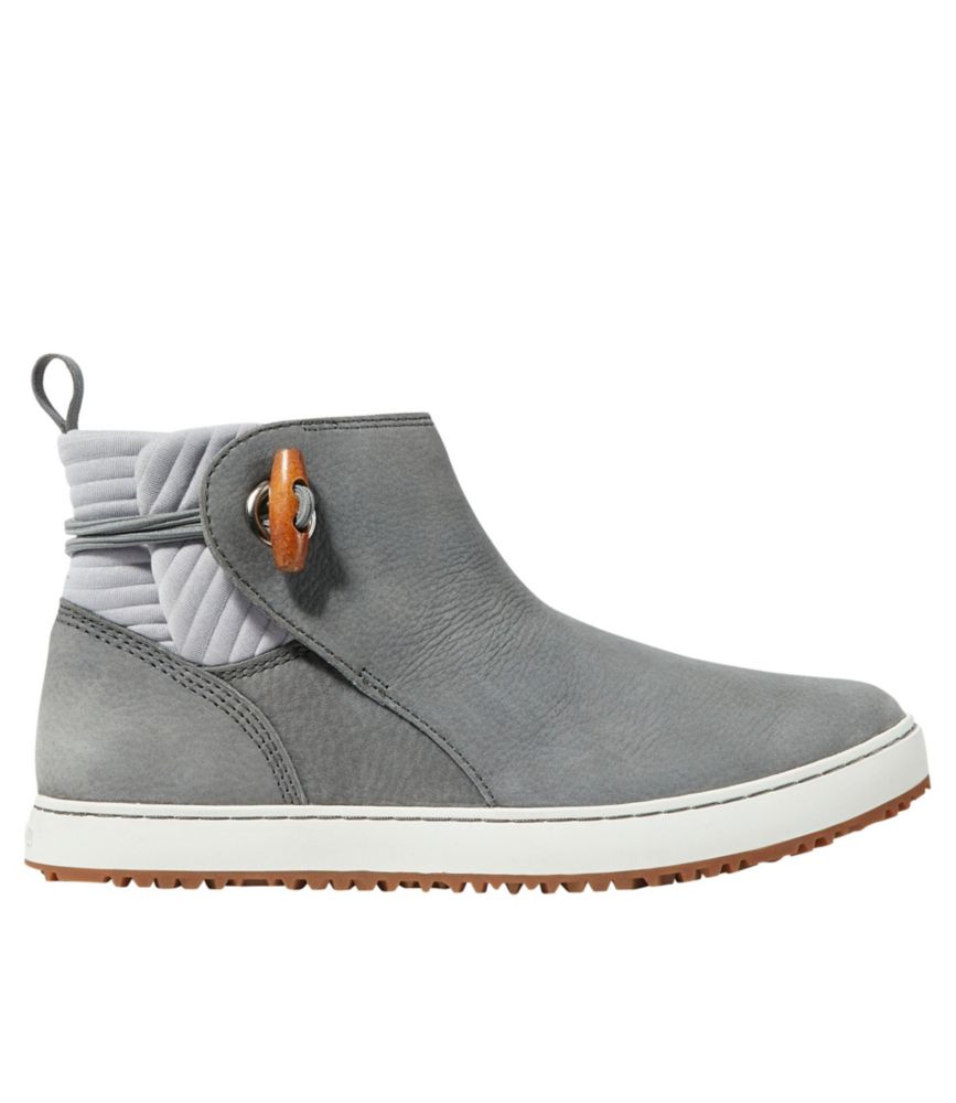 grey leather womens boots