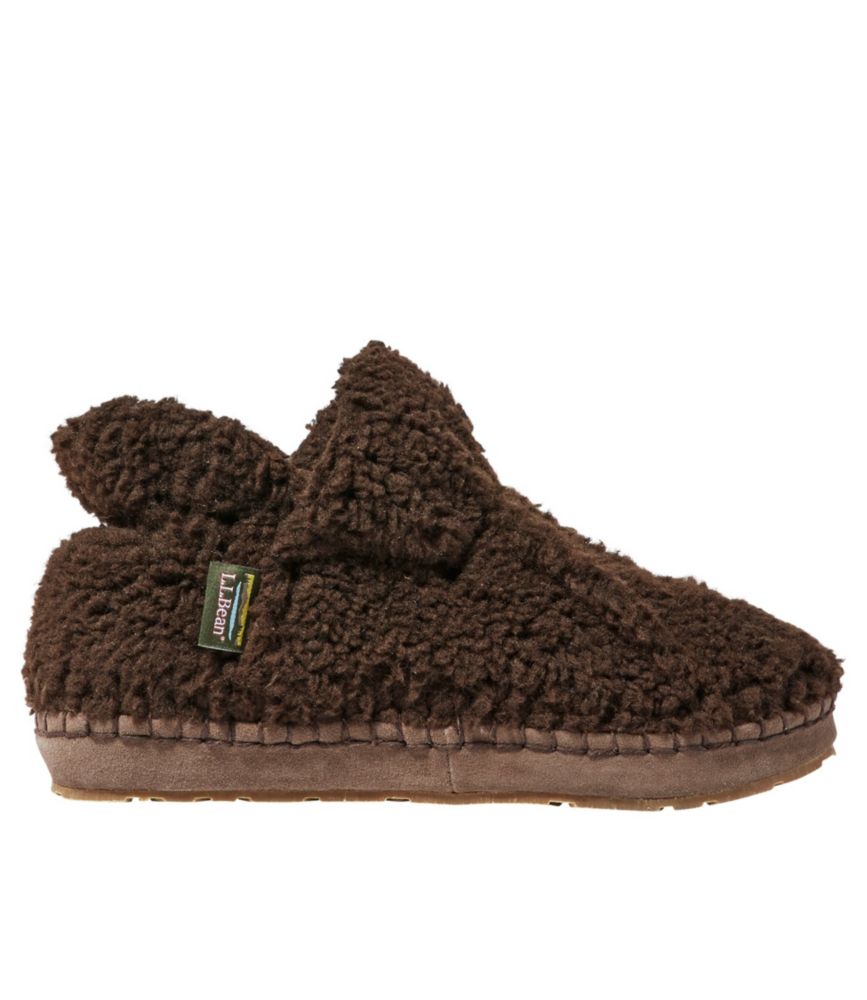 ll bean women's cozy slipper booties pile fleece