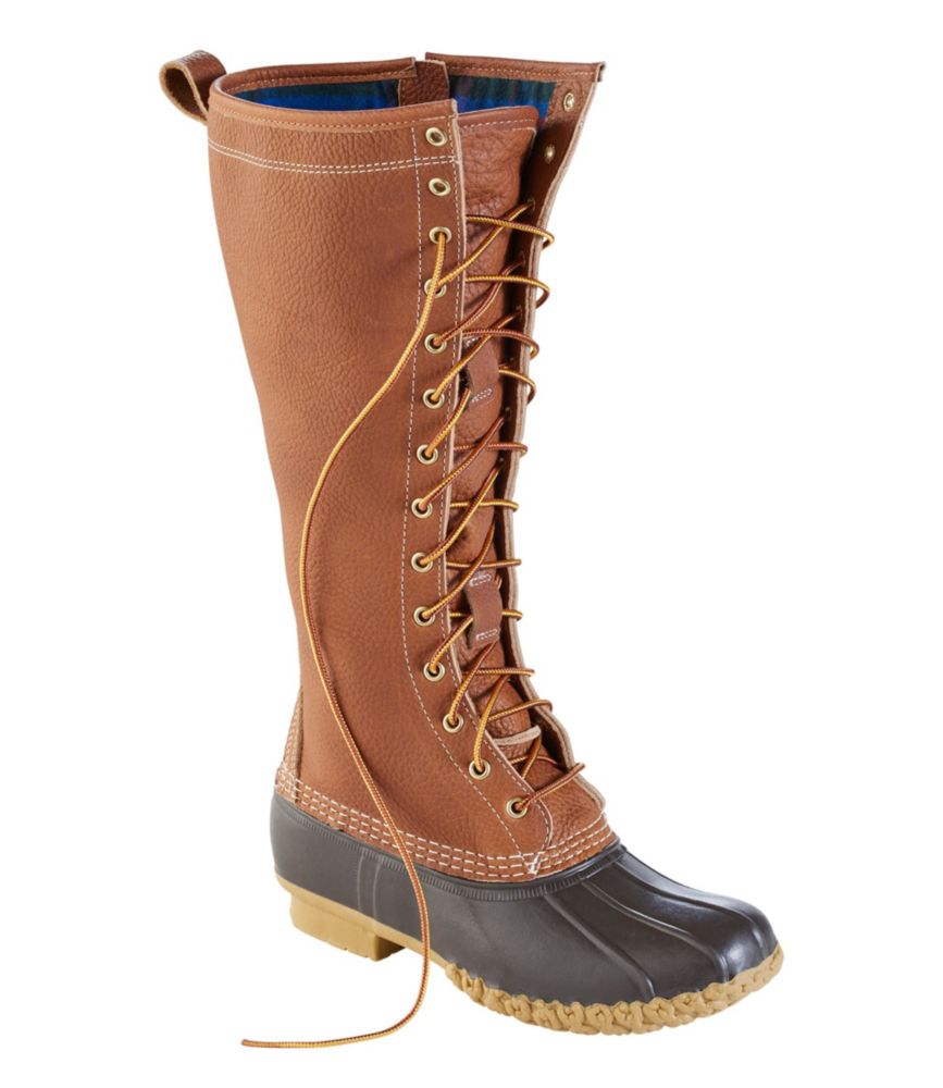 Women's Bean Boots, 16" FlannelLined, Thinsulate Insulation Boots at