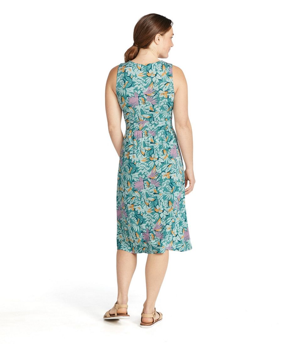 Women's Summer Knit Dress, Sleeveless Print | at L.L.Bean