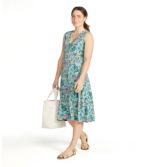 Women's Summer Knit Dress, Sleeveless Print