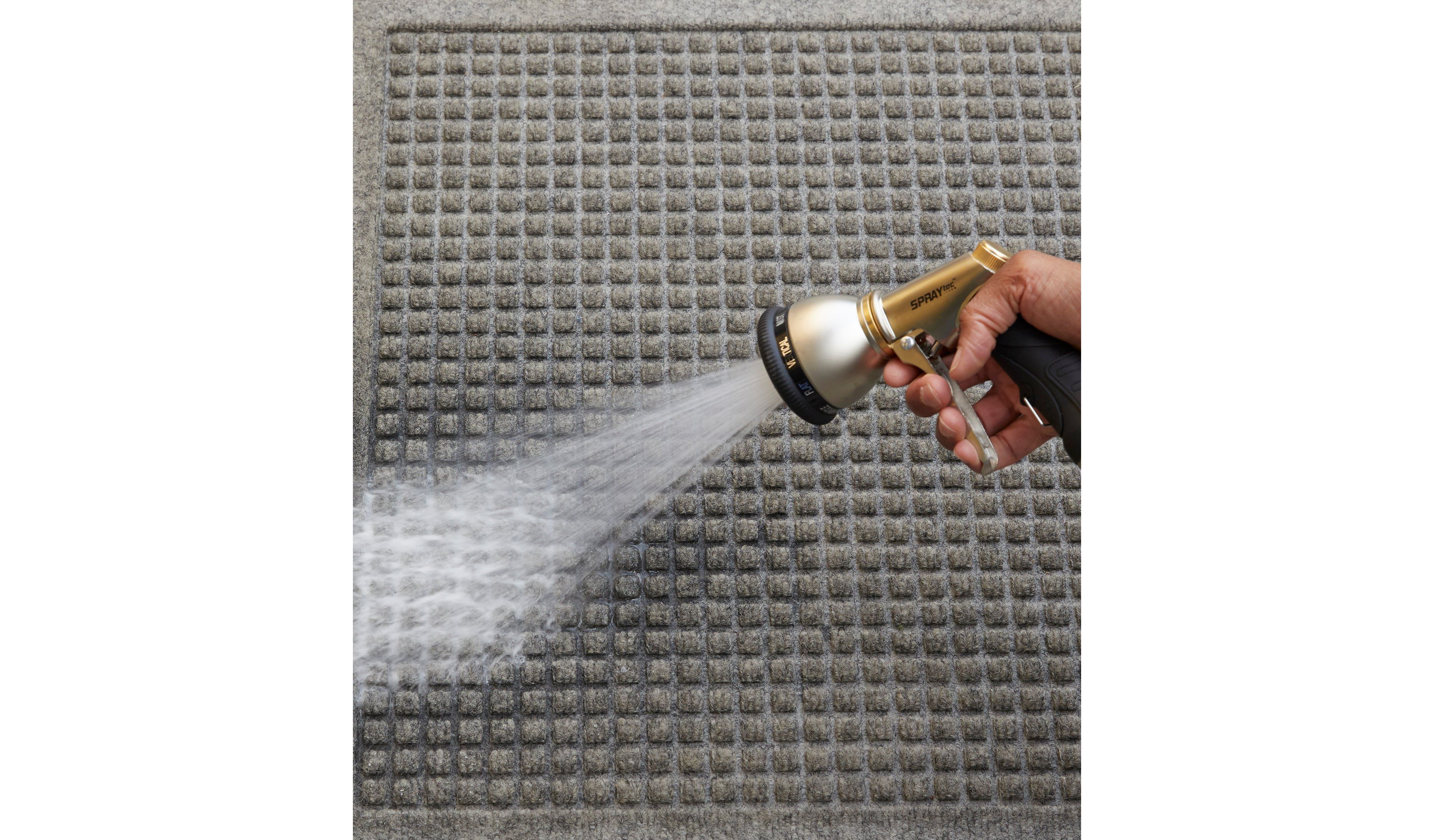 Everyspace Recycled Waterhog Doormat, Half Round