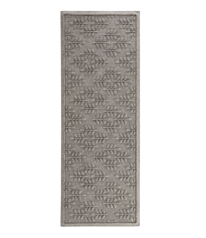 waterhog mats runner recycled llbean twig leaf doormats