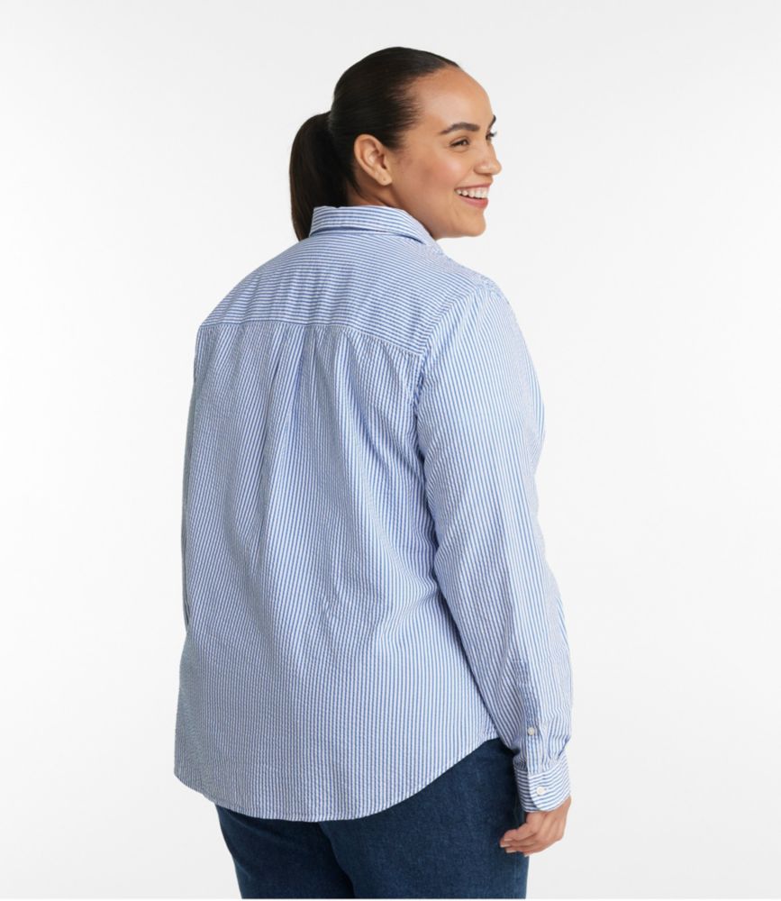 Women's Vacationland Seersucker Shirt