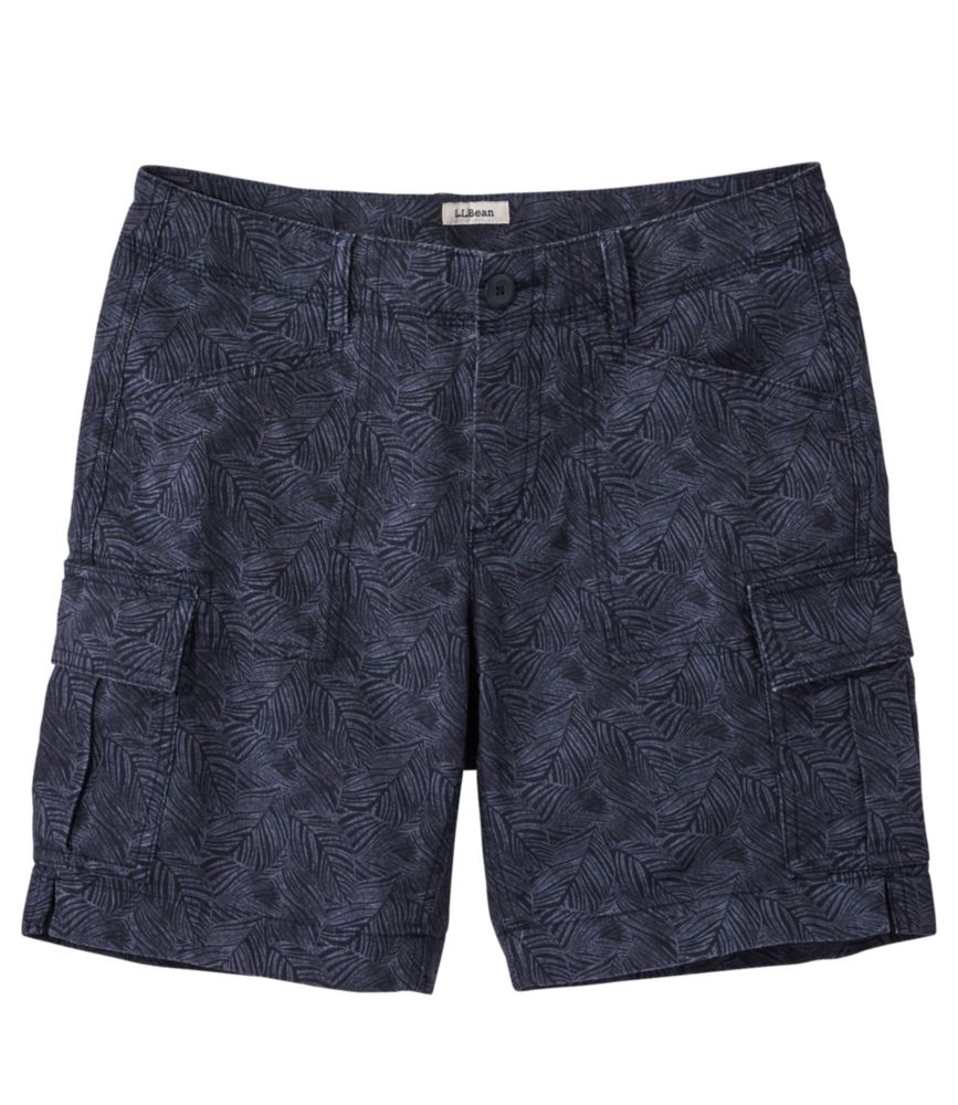 Women's Stretch Canvas Cargo Shorts, Print