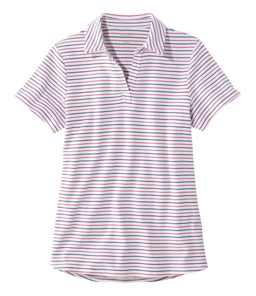 Women's L.L.Bean Polo, ShortSleeve Stripe Shirts & Tops at L.L.Bean