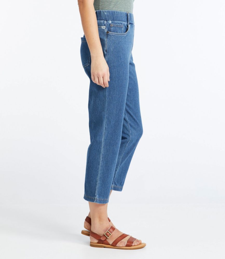 Women's Perfect Fit Cropped Pants, FivePocket Slim Denim Pants & Jeans at L.L.Bean