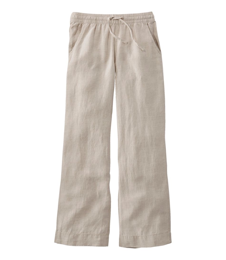 Women's Signature Linen Cotton Pull-On Camp Pants at L.L. Bean