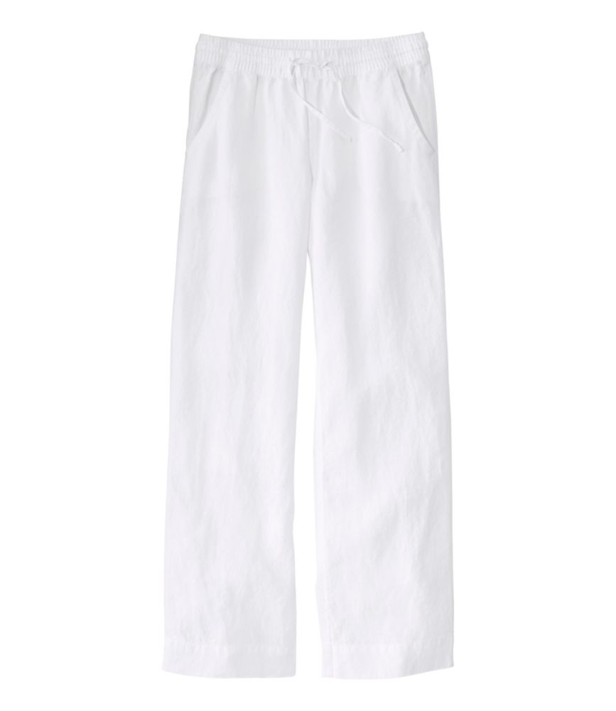 Women's Premium Washable Linen Pull-On Pants