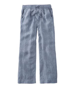 Women's Premium Washable Linen Pull-On Pants