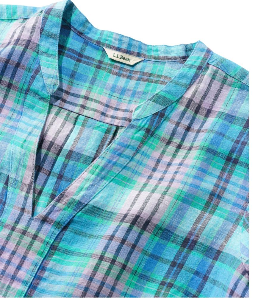 ll bean plaid tunic