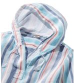 Women's Premium Washable Linen Hoodie, Stripe
