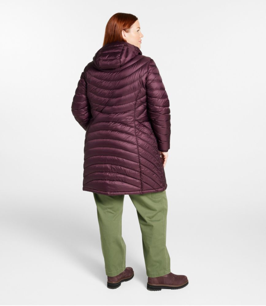 Women's Ultralight 850 Down Hooded Coat, Three-Quarter Length