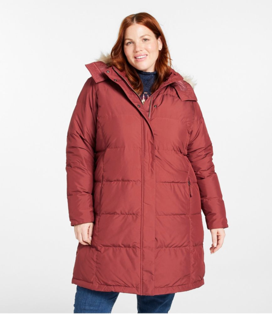 Women's Ultrawarm Coat, Three Quarter Length I love the colors in this jacket, I also have it in a solid color, they feel really good to wear, I like to wear fleece jackets with vests over them in the winter but this jacket is quite thick and my current vests are very snug over them
