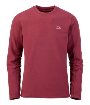 Men's L.L.Bean Fleece Base Layer Crew, Long-Sleeve