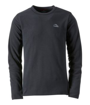 Men's L.L.Bean Fleece Base Layer Crew, Long-Sleeve