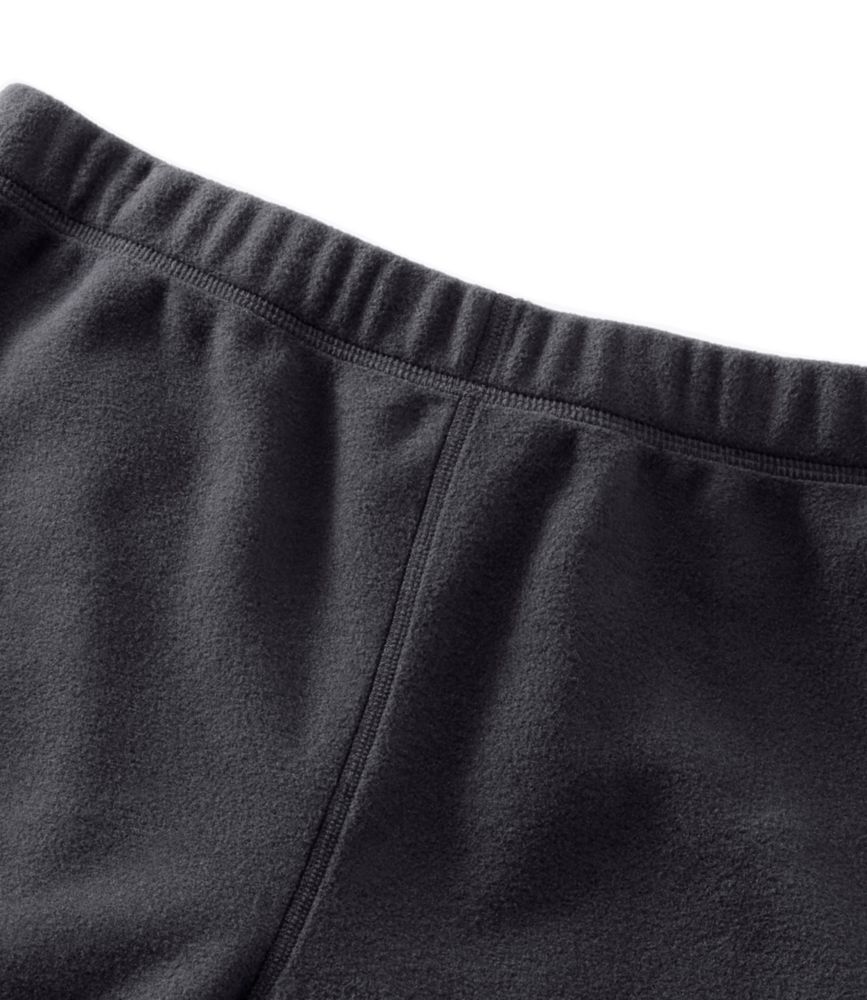 Men's L.L.Bean Fleece Baselayer Pants, Black, small image number 6