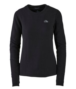 Women's L.L.Bean Fleece Base Layer Crew, Long-Sleeve