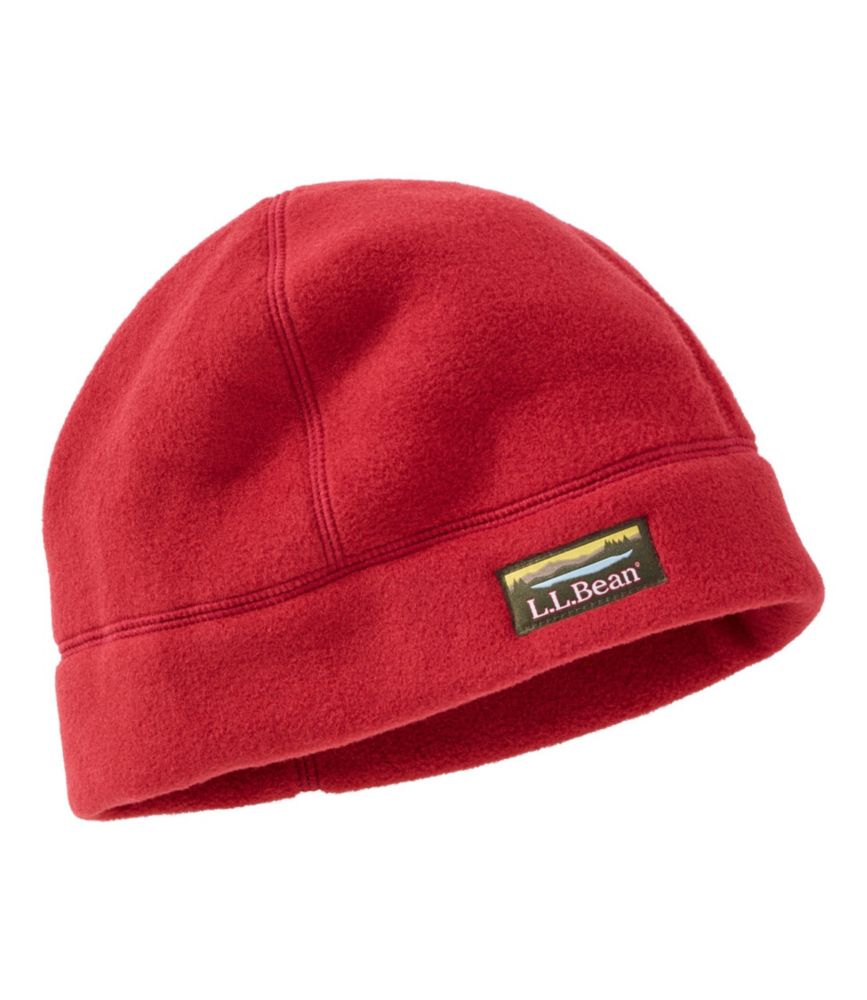 Image of Adults' Mountain Classic Fleece Beanie Red OSFA