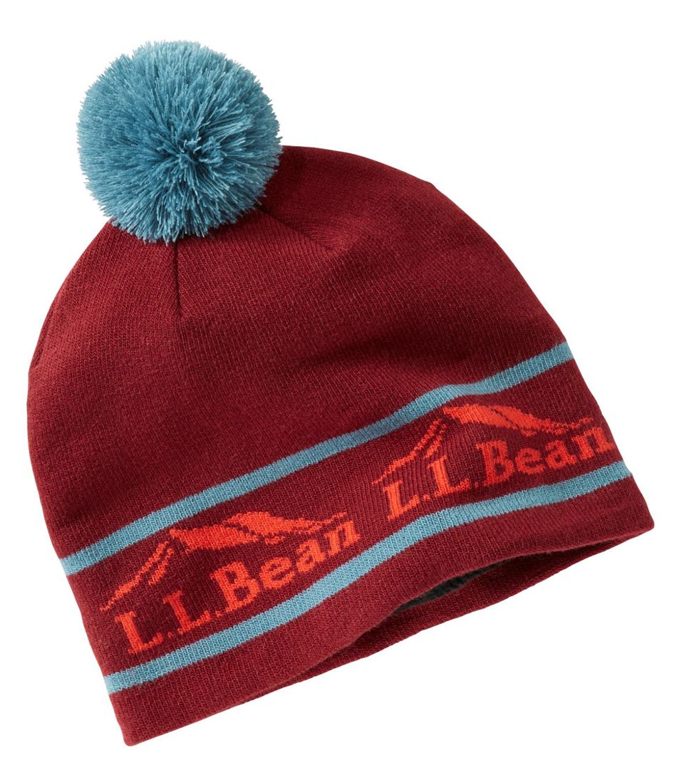 Adults' L.L.Bean Graphic Pom Hat | Accessories at L.L.Bean