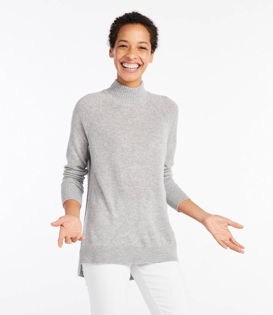 Women's Classic Cashmere Sweater, Mock-Neck Pullover | Sweaters at L.L.Bean