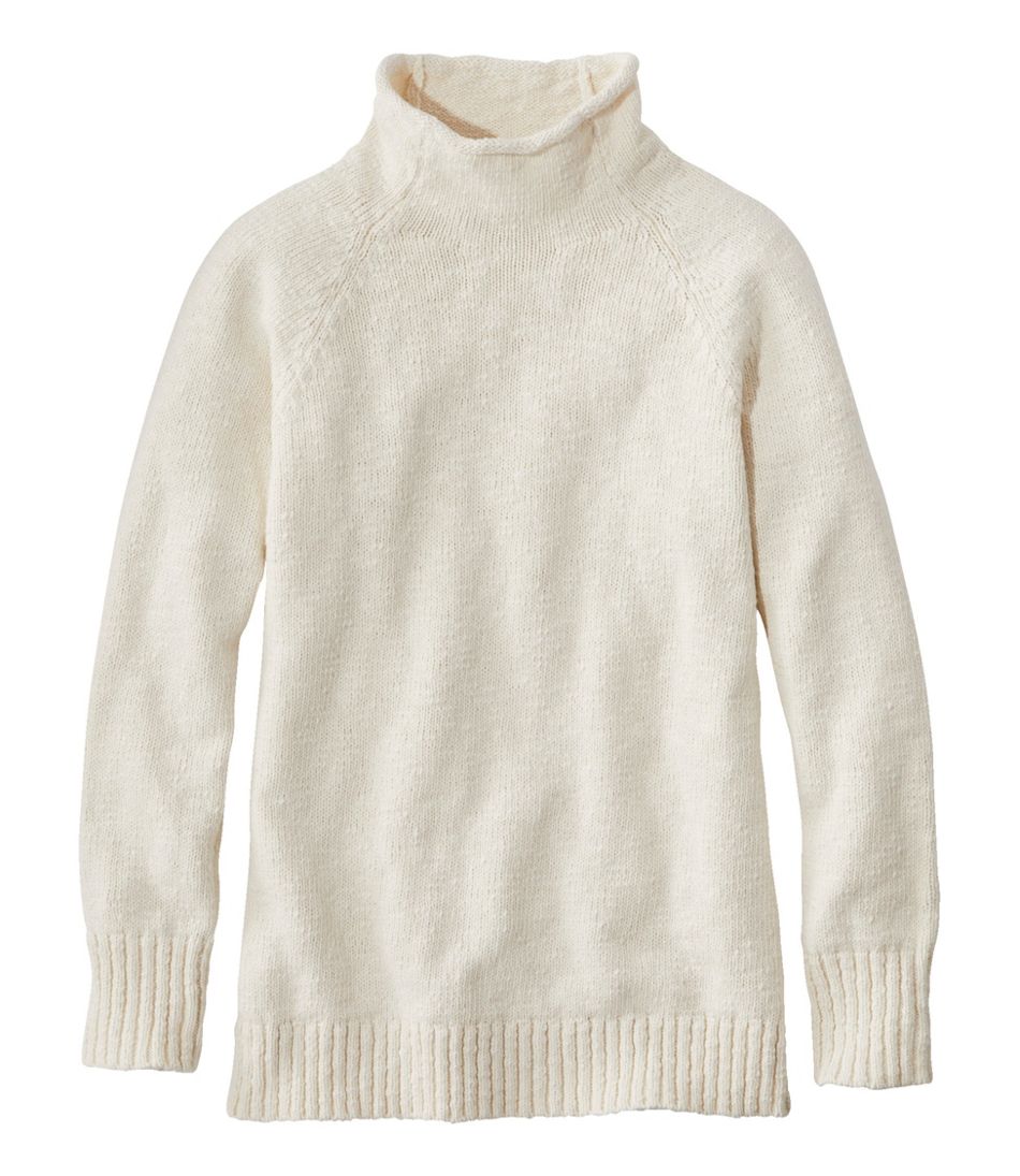 Women's Cotton Ragg Sweater, Funnelneck Pullover | Sweaters at L.L.Bean