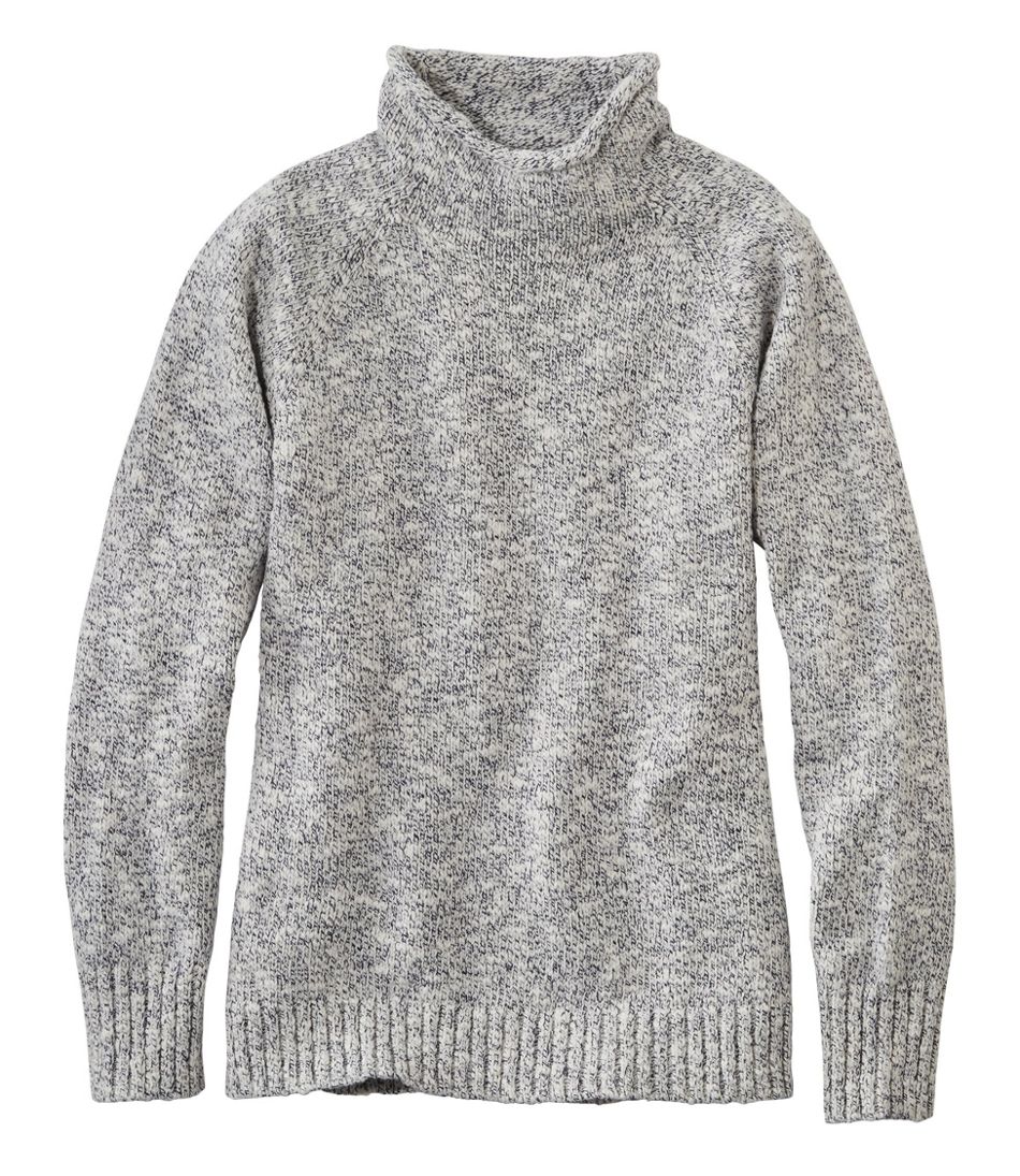 Women's Cotton/Cashmere Sweater, Turtleneck at L.L. Bean