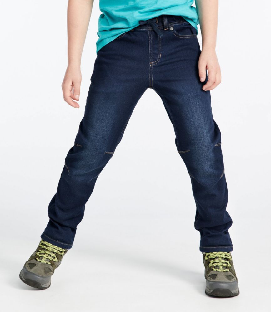 kids elastic waist jeans