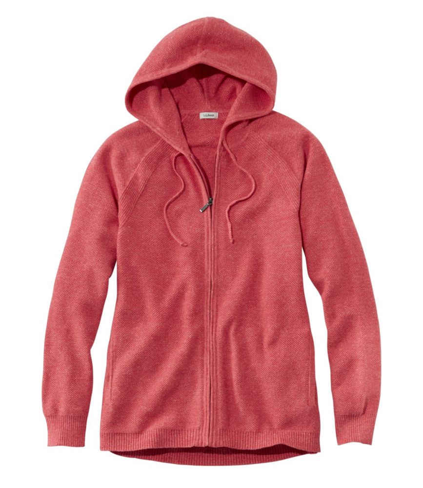 cotton zip hoodie women's