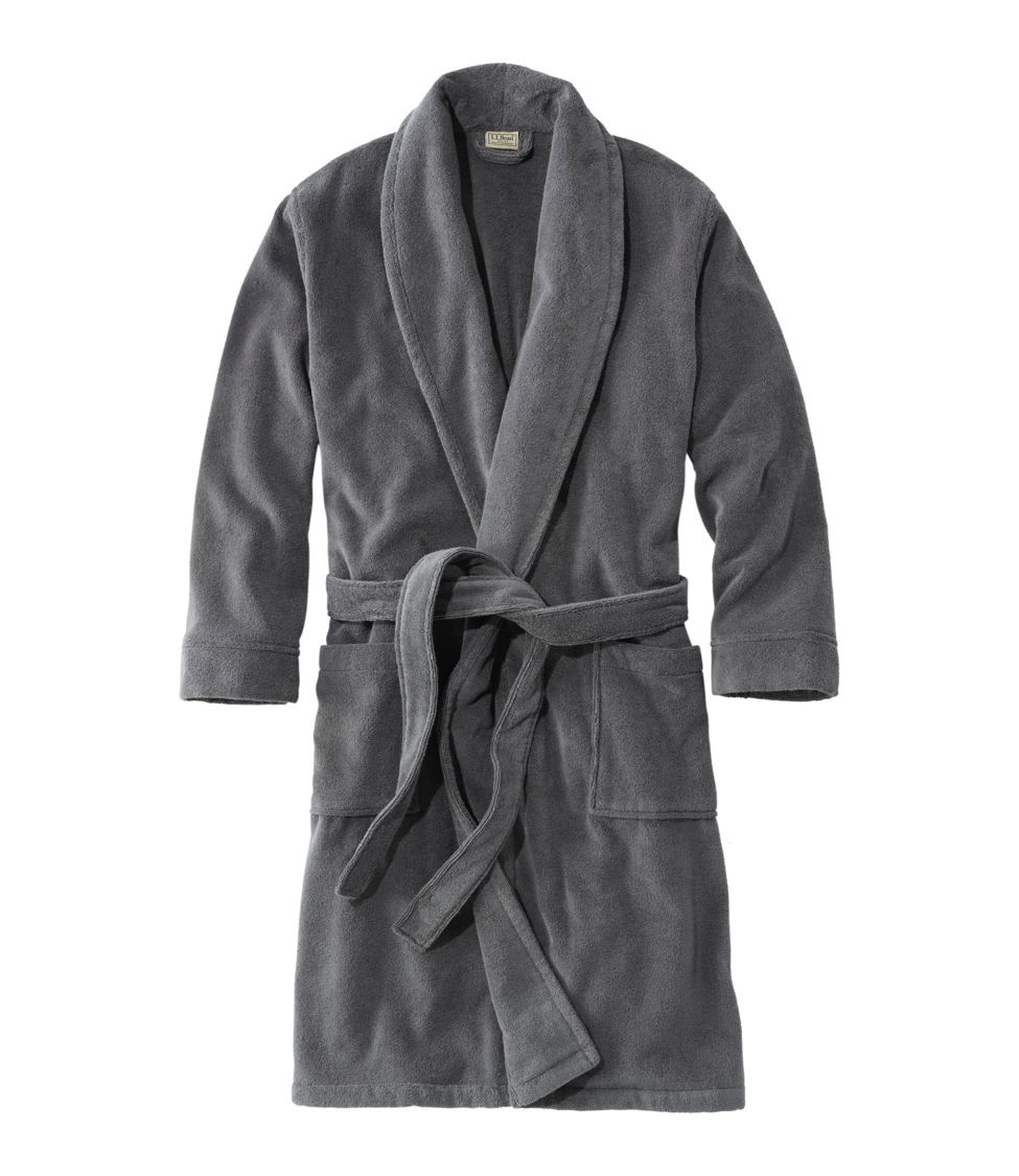 Mens terry towelling bath robe hot sale