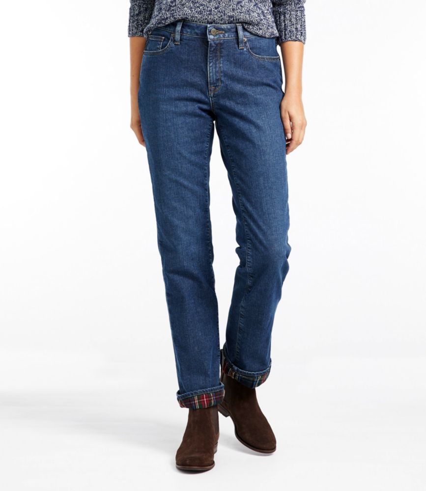 ll bean flannel lined jeans