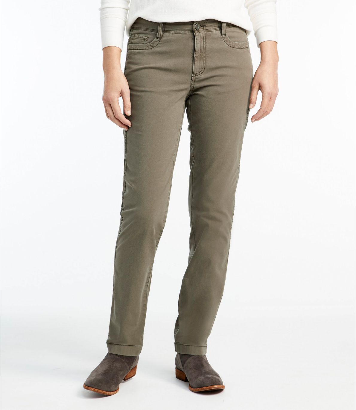 Women's Stretch Canvas FivePocket Pants at L.L. Bean