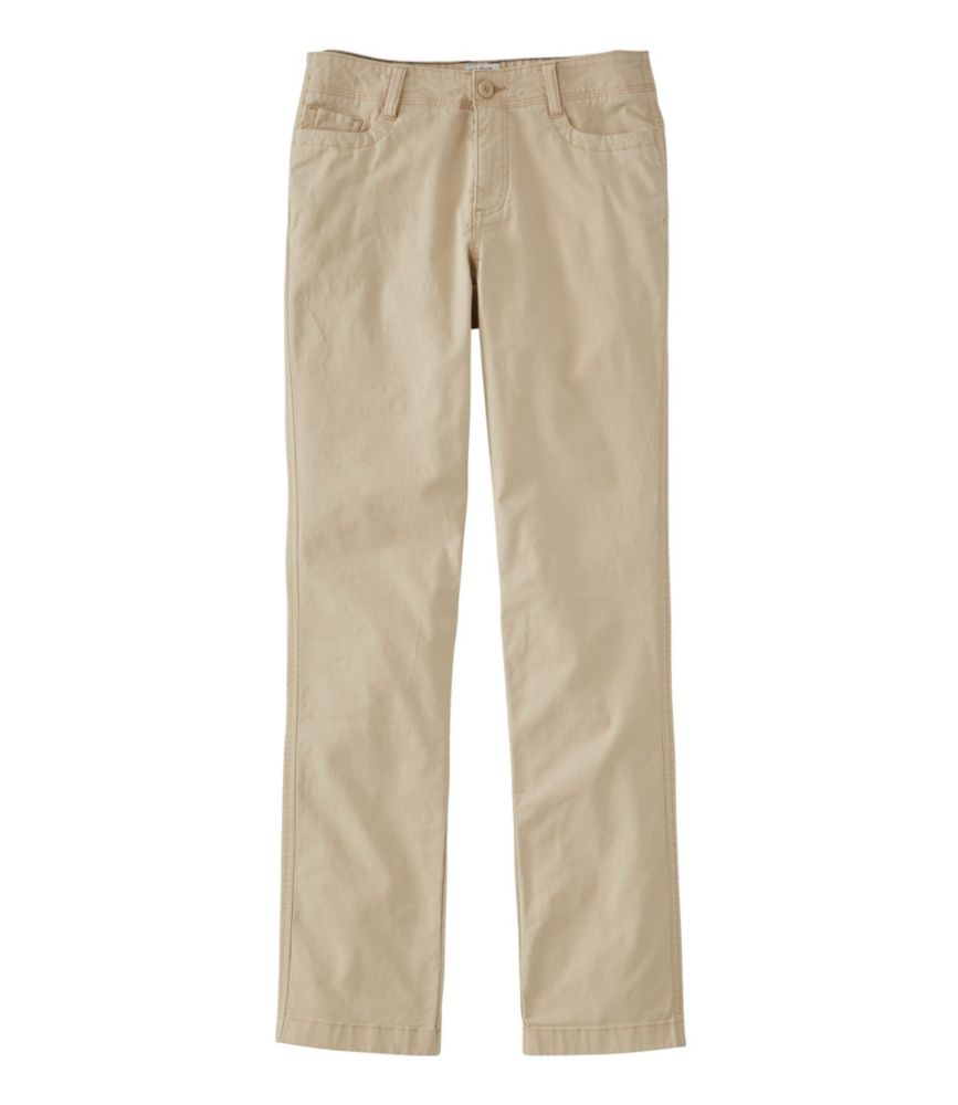 Image of Women's Stretch Canvas Five-Pocket Pants Brown  Reg