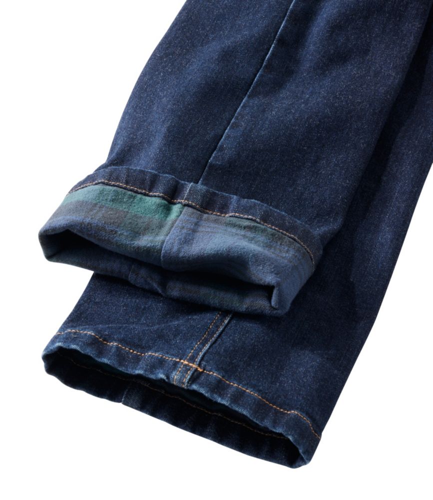 Women's BeanFlex® Jeans, Mid-Rise Straight-Leg Lined, , small image number 3