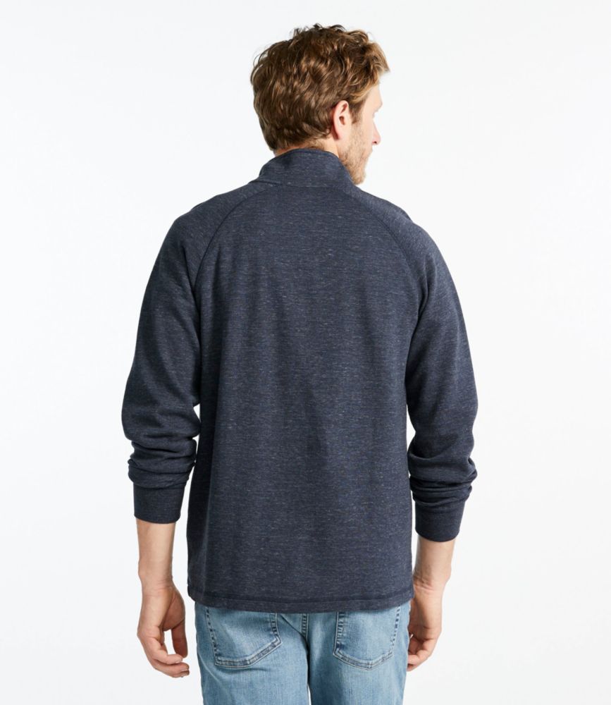 Men's Washed Cotton DoubleKnit Shirts, QuarterZip Pullover
