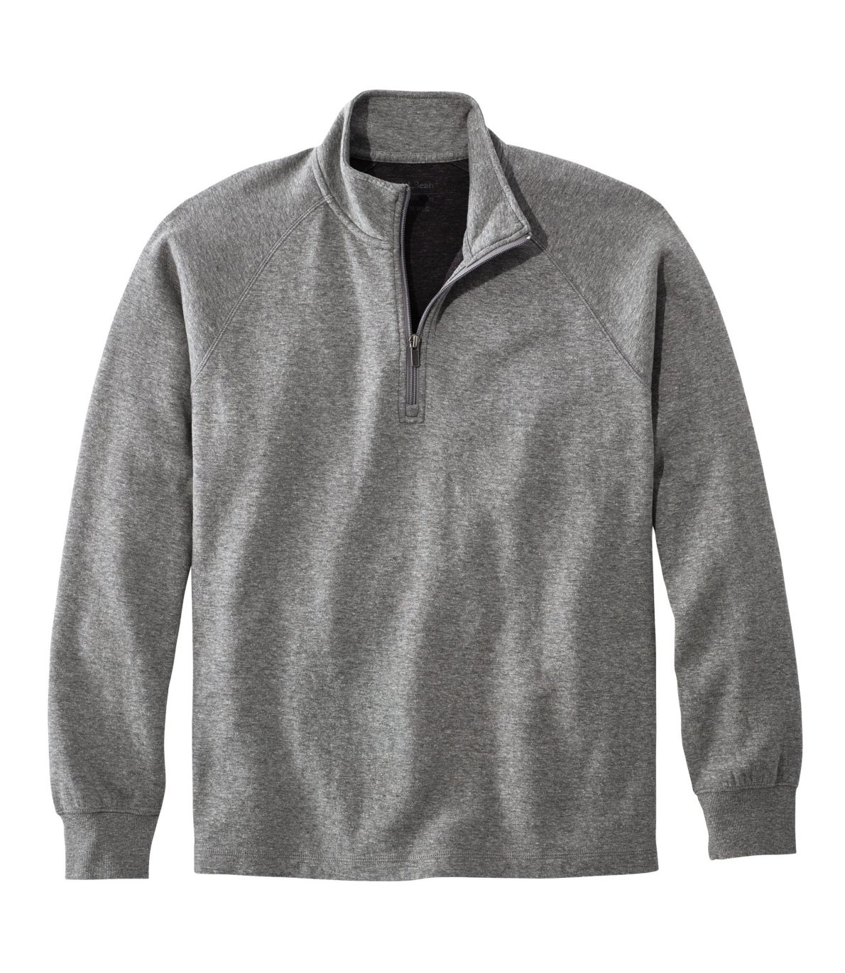 Men's Washed Cotton DoubleKnit Shirts, QuarterZip Pullover at L.L. Bean